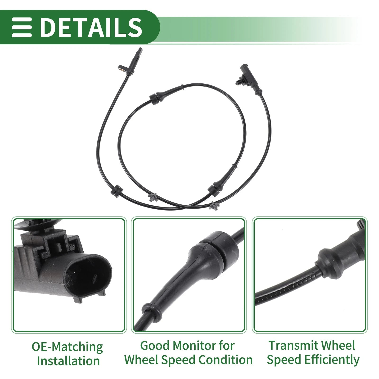 ABS Wheel Speed Sensor No. 47910EL00A for Nissan Tiida (2004–2012) Front