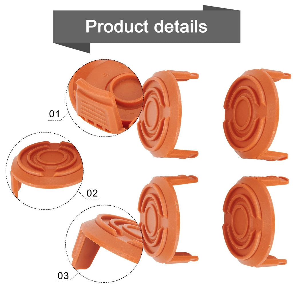 Set of 4 Tool-free Spool Cap Replacement Covers for WG150 WG151 WG152