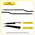 Set of 2 Outer Weatherstrip Door Belts for Chevy Tracker/Suzuki Sidekick (89–98)