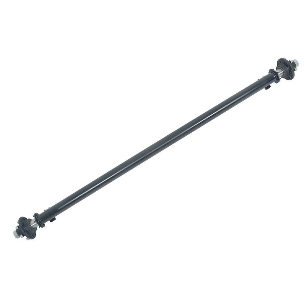 6K Trailer Axle for 6 Lug Vehicles (89" Hub Face, 74" Spring Center)