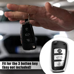 Key Fob Cover for Audi A1 A3 Q3 Q7 (745065578049) Silver Tone