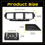 Front Bumper Grille Trim Panel & License Plate Bracket for Ford F150 (2021–2023)