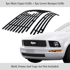 Billet Grille Combo Insert for Ford Mustang V6 (2005-2009)