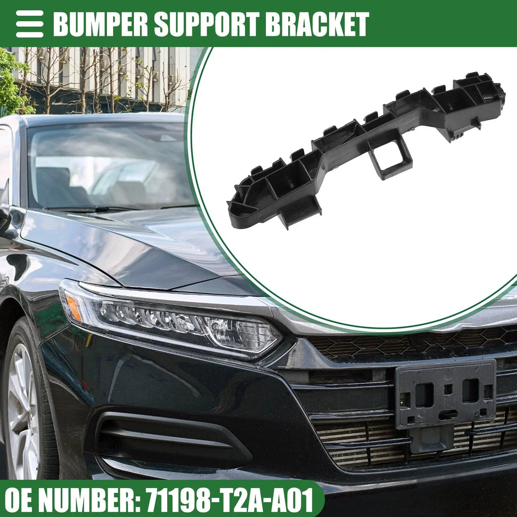 Front Bumper Support Bracket for Honda Accord (2015-2019) Black