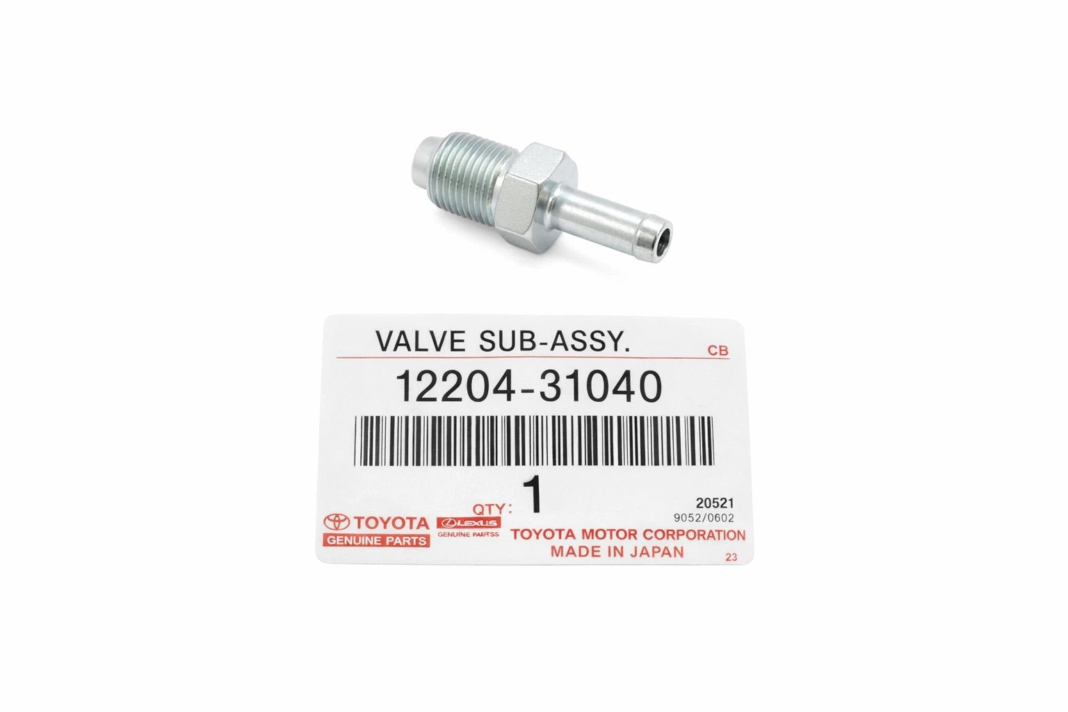 PCV Valve for Toyota Avalon, RAV4, Sienna, Camry, Venza (2013–2020) 1220431040