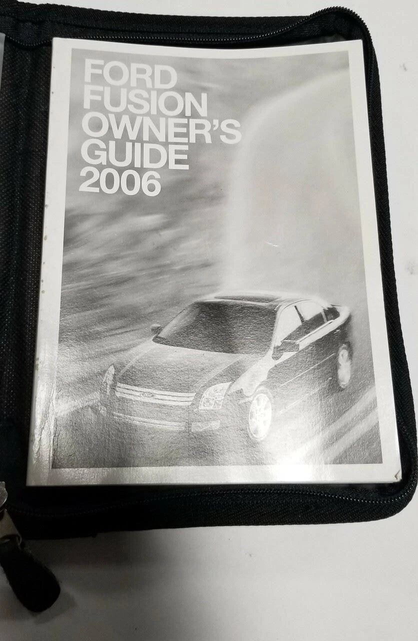 Factory Owners Manual with Case for Ford Fusion (2006)