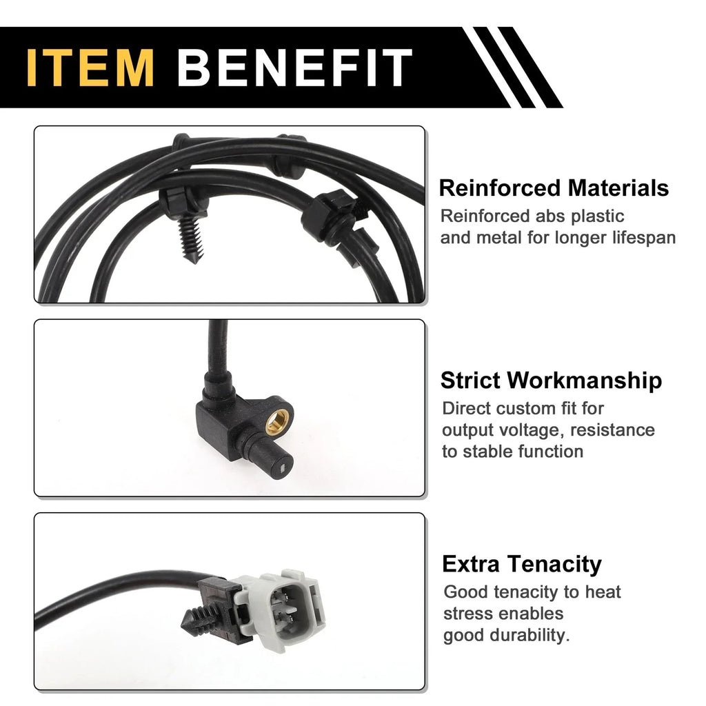ABS Wheel Speed Sensor for Dodge Ram 1500 Front Left Right (2000-2001)