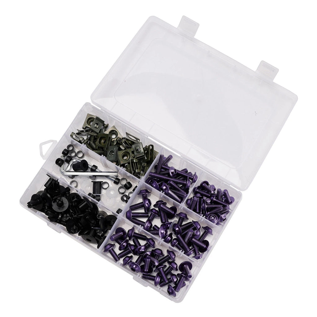 Set of 4 M6 Screws & Clips for