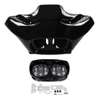 Inner Outer Fairings 5.75" Dual Headlight for Harley Road Glide FLTR (1998–2013)