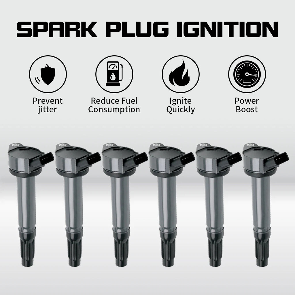 6X Ignition Coil for Toyota Camry Sienna Avalon RAV4 Lexus 5.6L V6 (2005–2018) UF487