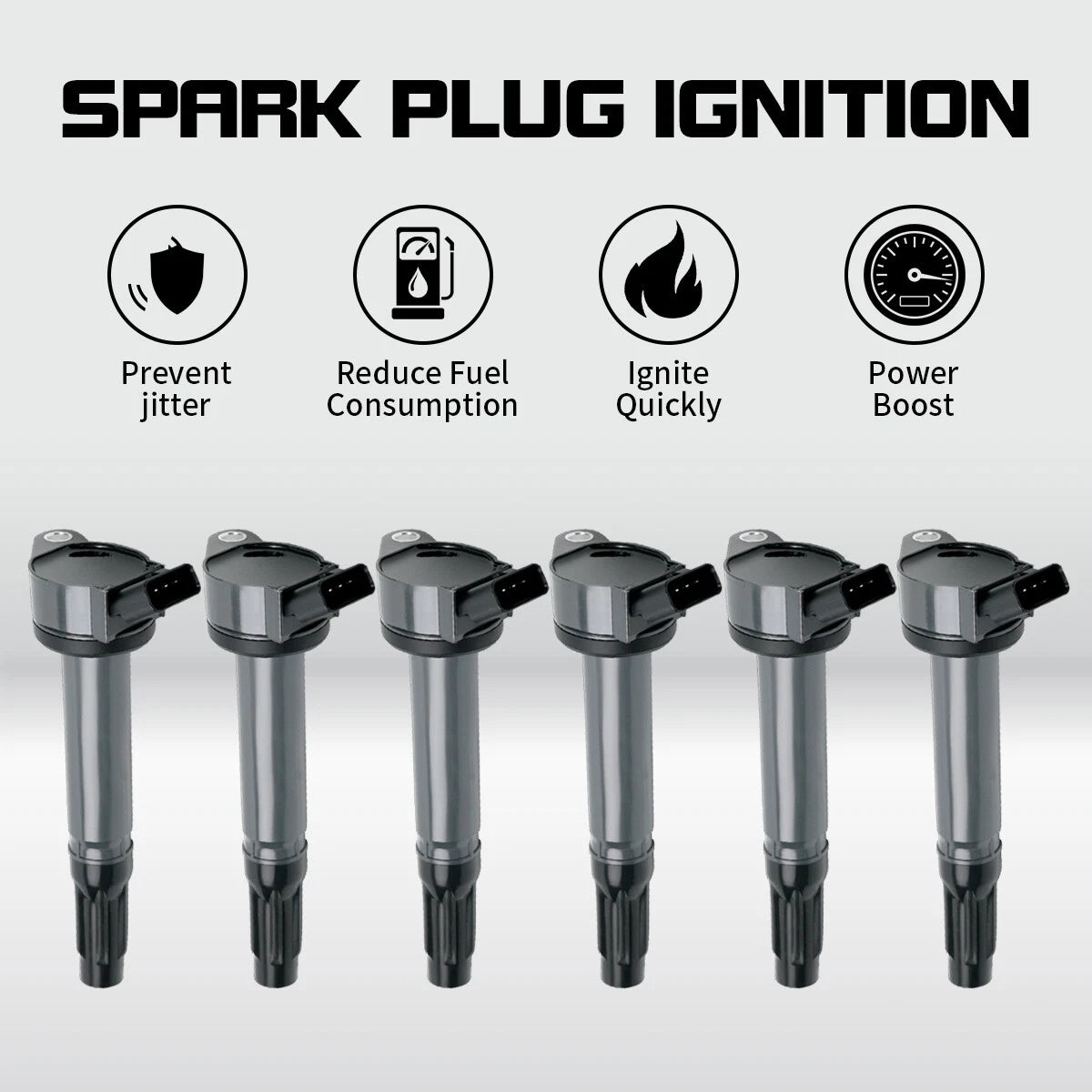 6X Ignition Coil for Toyota Camry Sienna Avalon RAV4 Lexus 5.6L V6 (2005–2018) UF487
