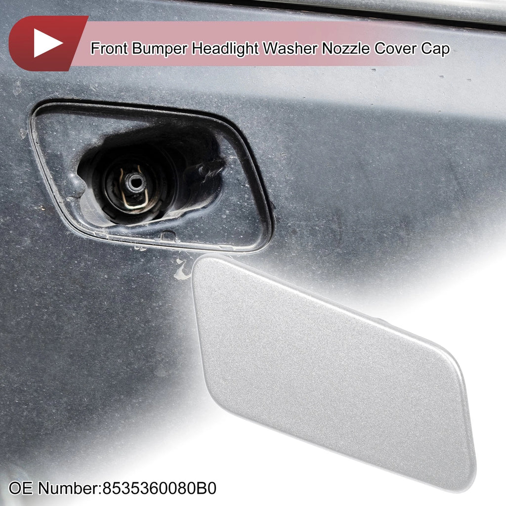 Front Right Washer Nozzle Cover Cap for Lexus LX570 (2016–2021) Silver Tone