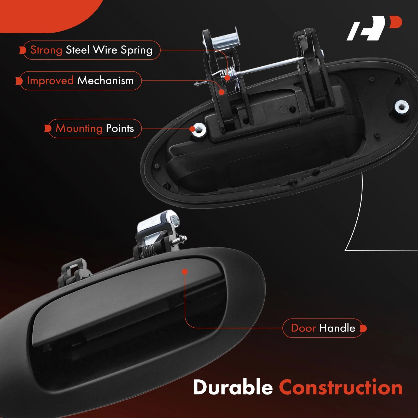 Rear Right Exterior Door Handle for Ford Taurus (2004-2007)