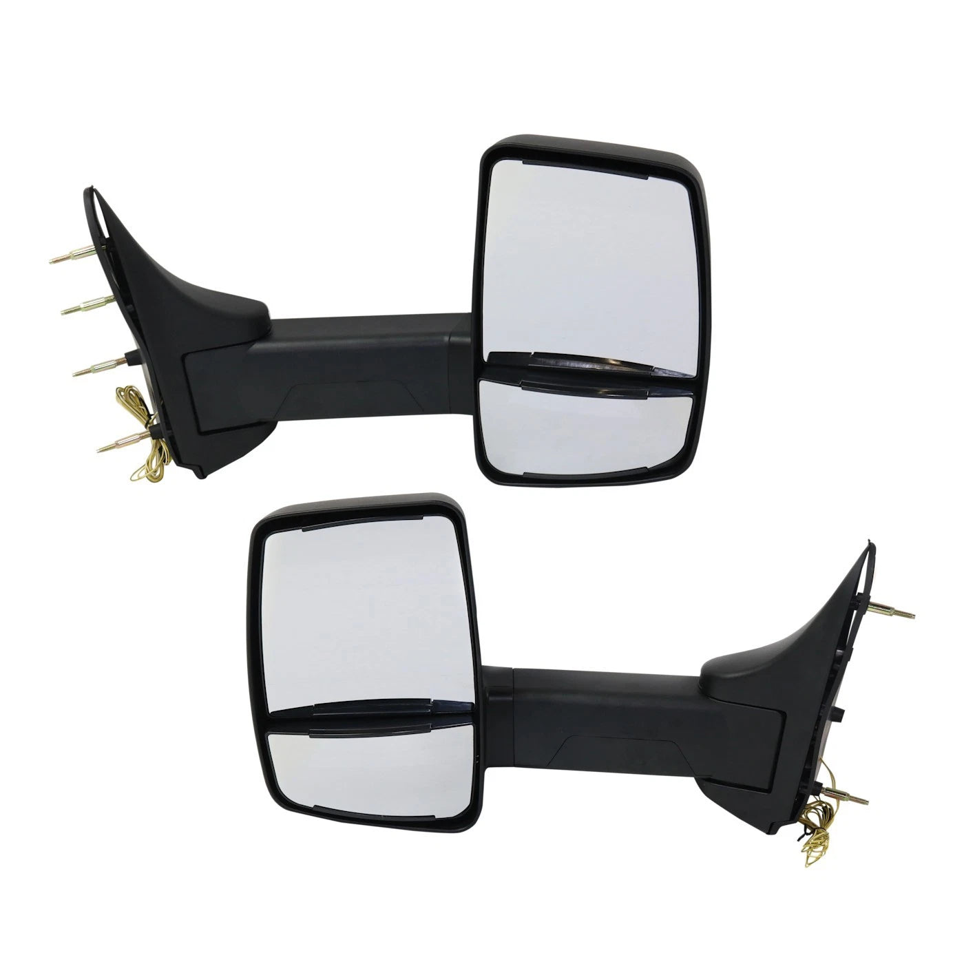 Towing Mirrors for Ford E-150 Econoline (1992–2002) with Signal Light Black