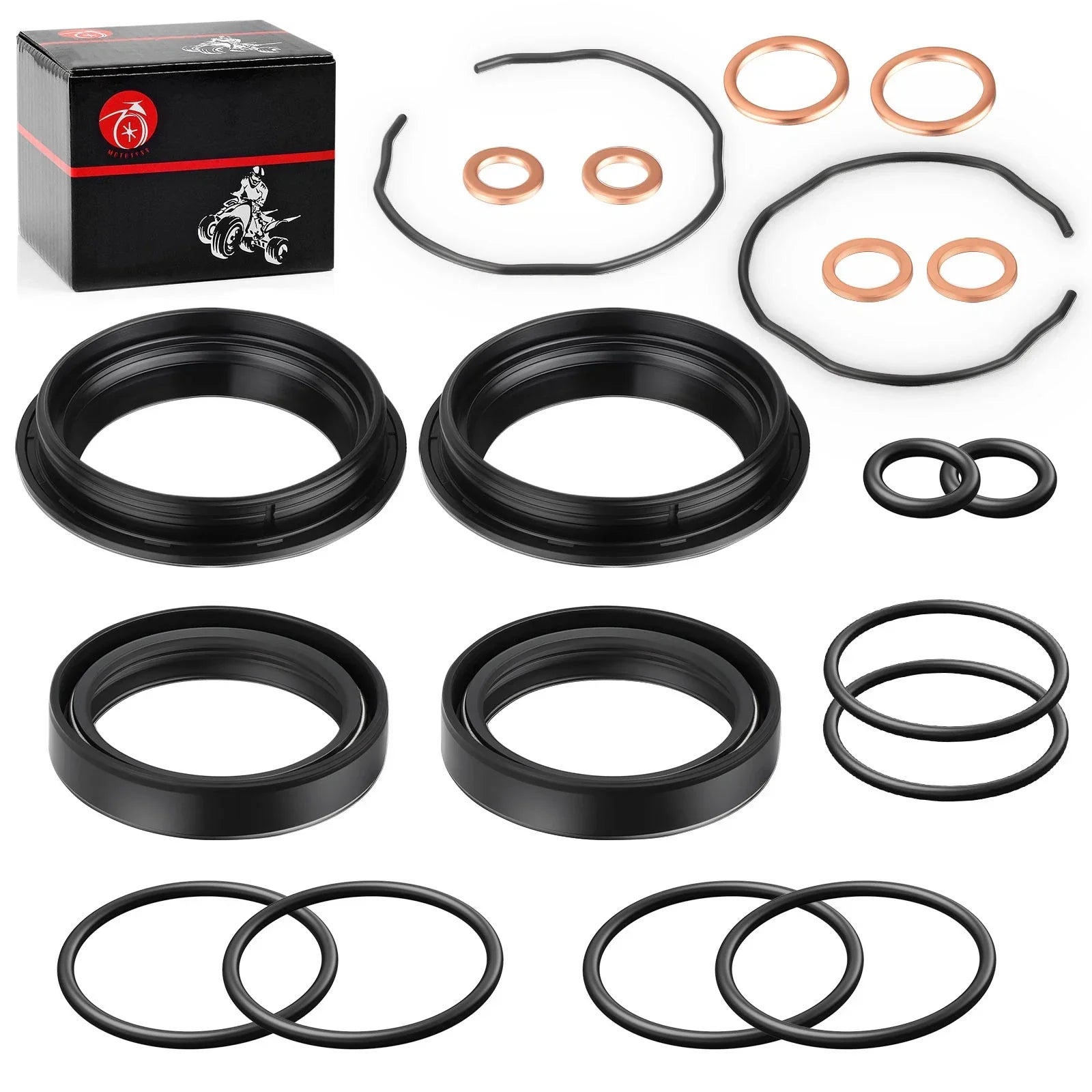 Front Fork Dust Seals & O-Ring Kit for Suzuki GSX-R600/750 (2004–2005)