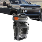 LED Headlight for Chevy Silverado 2500HD 3500HD (2020–2023) Passenger Side