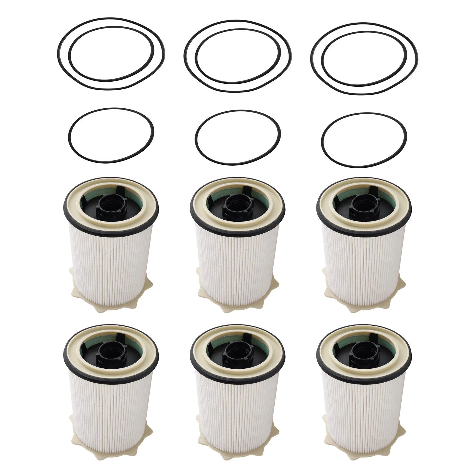 6X Fuel Filter for Dodge Ram 2500 3500 6.7L Cummins Diesel (2011–2017) 68157291AA