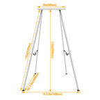 Aerial Stand Yoga Swing Bar for Portable Use (20ft Red)