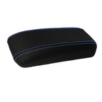 Console Armrest Cover for Honda Civic (1996–2000) PVC Carbon Blue Stitch