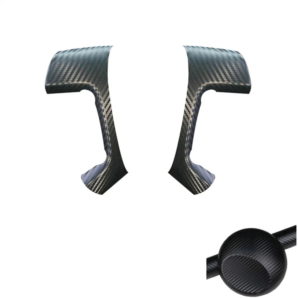 Carbon Fiber Steering Wheel Spoke Overlay Decal for Silverado Tahoe (2007-2013)