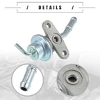 Fuel Injection Pressure Regulator for Honda CBR600F4i (2002–2006) Silver Tone