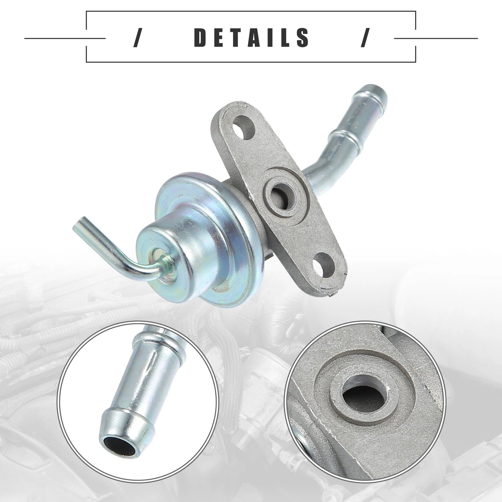 Fuel Injection Pressure Regulator for Honda CBR600F4i (2002–2006) Silver Tone