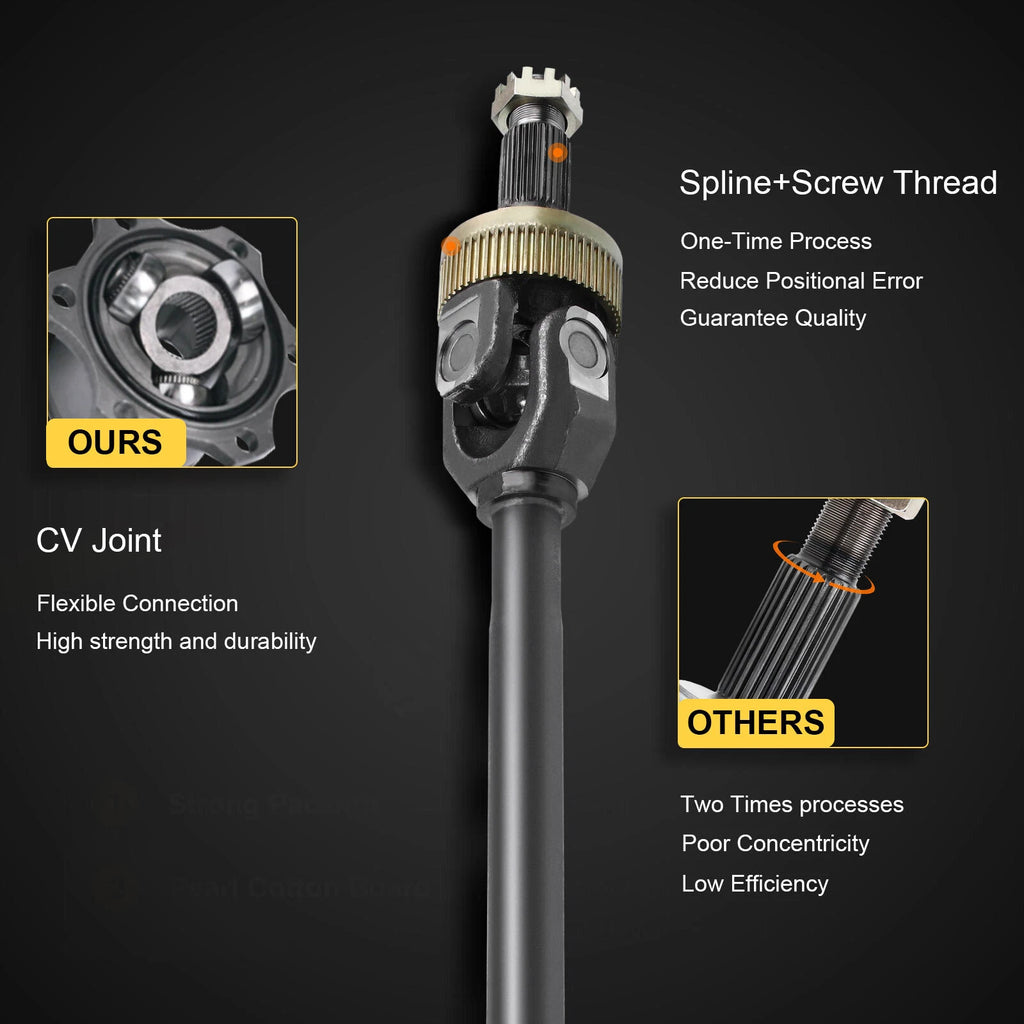 2X Front Side CV Axle Assembly for Jeep Grand Cherokee WJ (1999–2004)