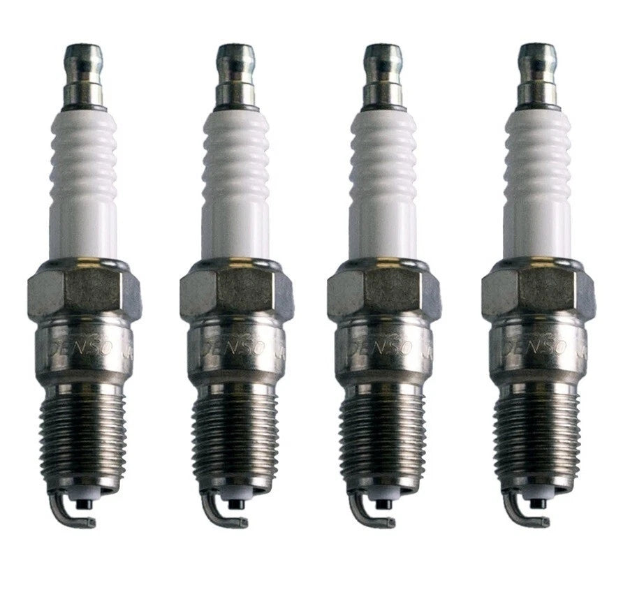 Set of 4 Denso U-Groove Spark Plugs (Gap 0.060) for Buick Chevy Ford GMC Mazda