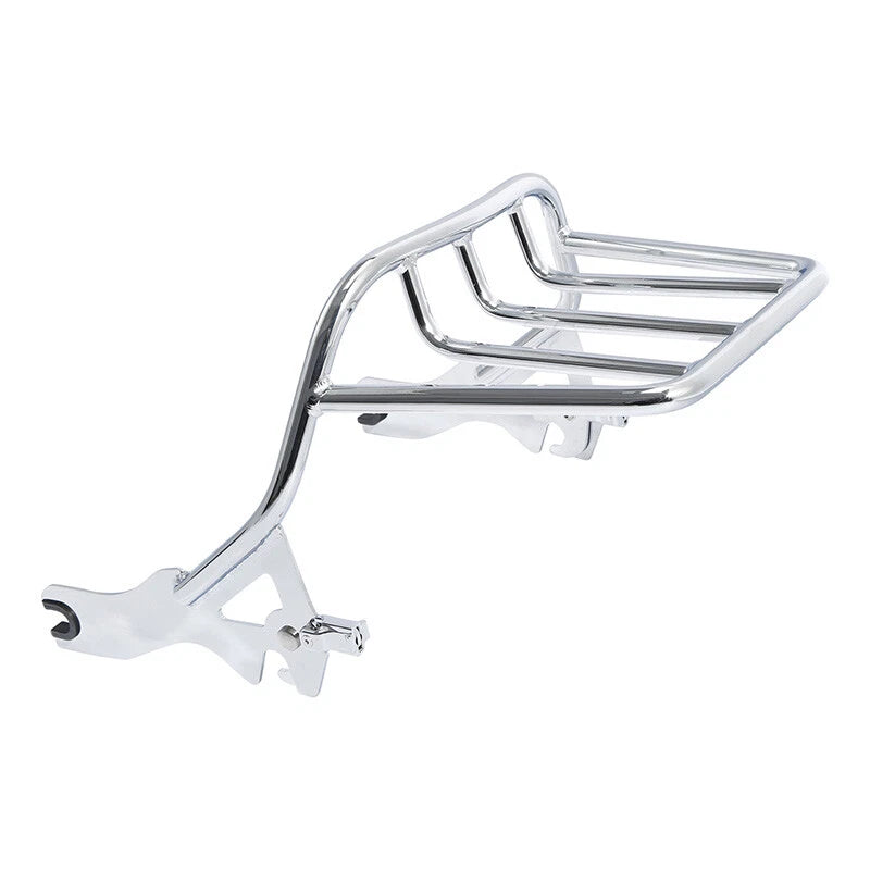 Chrome Two-Up Luggage Mount Rack for Harley Softail FXFB FXFBS (2018–2024)