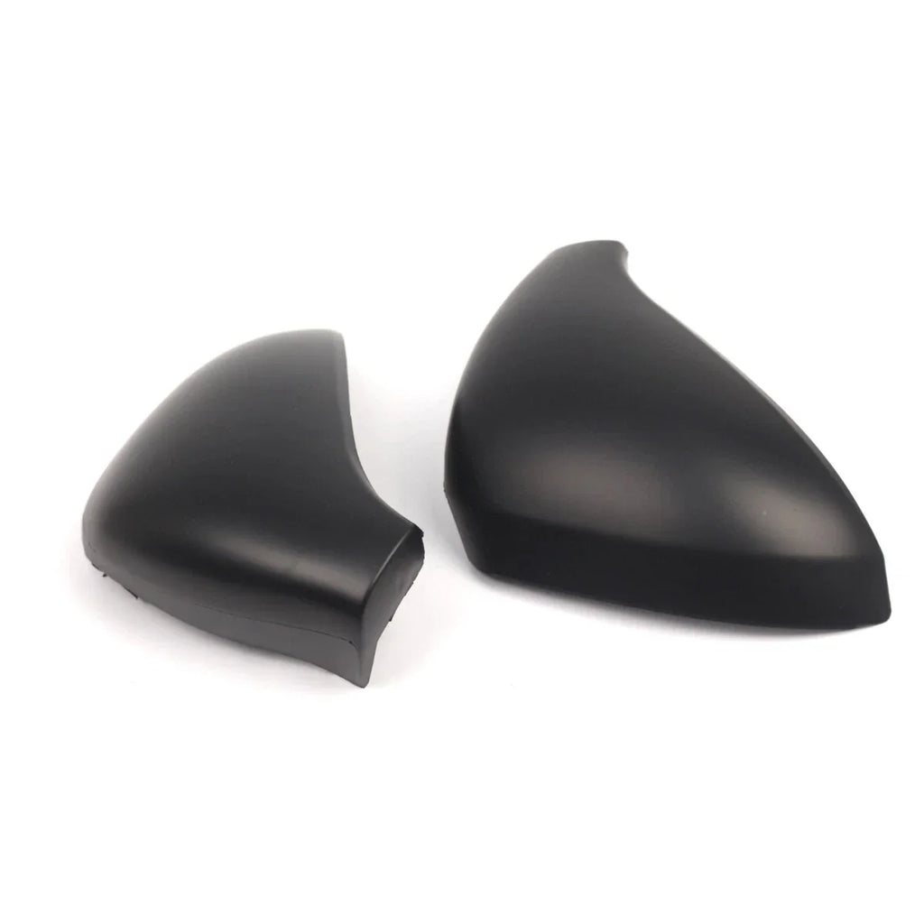 Pair Matte Black Side Wing Mirror Cap Cover for Peugeot 207 (2006–2013)