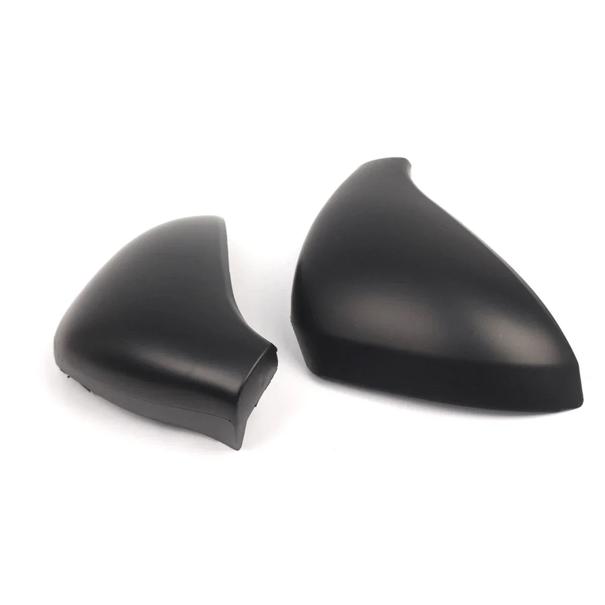 Pair Matte Black Side Wing Mirror Cap Cover for Peugeot 207 (2006–2013)