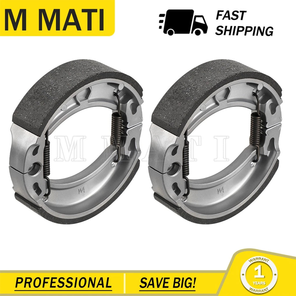 2 Front Brake Shoes for Yamaha Tri Moto 175 225 (YT175 YTM225D)