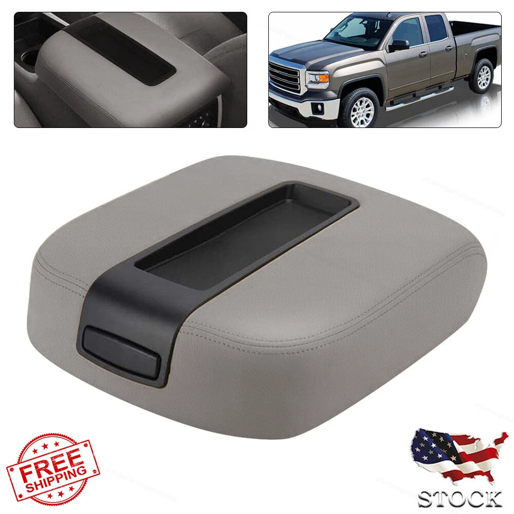Console Lid Armrest Cover for Chevy Silverado & GMC Sierra (2007–2014)