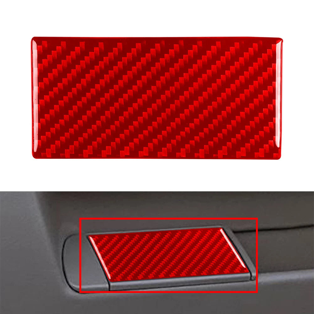 Carbon Fiber Red Driver Door Storage Panel Trim for BMW 3 Series E36 (1994–1996)
