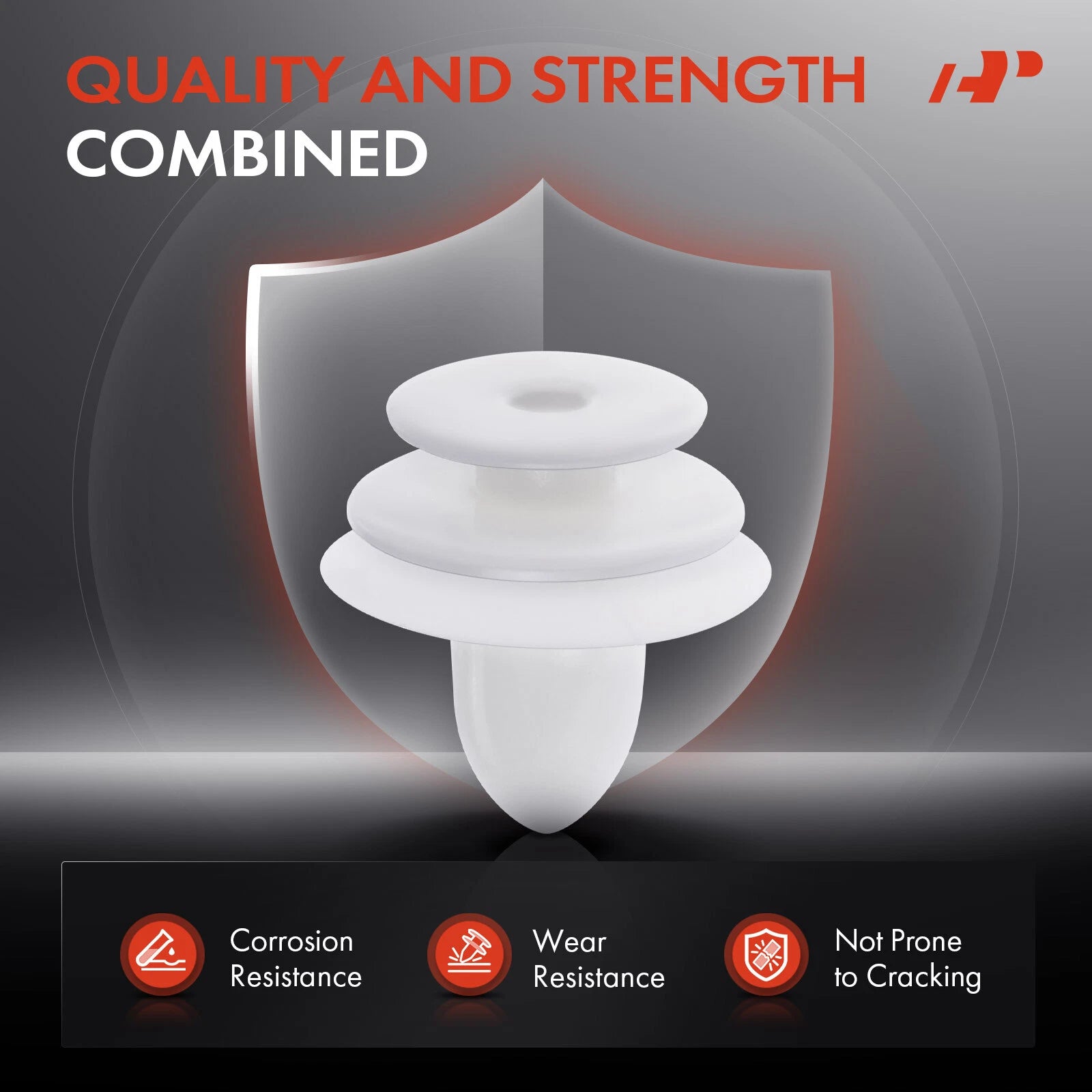 20Pcs Nylon Panel Retainers for Toyota Lexus (11 mm)