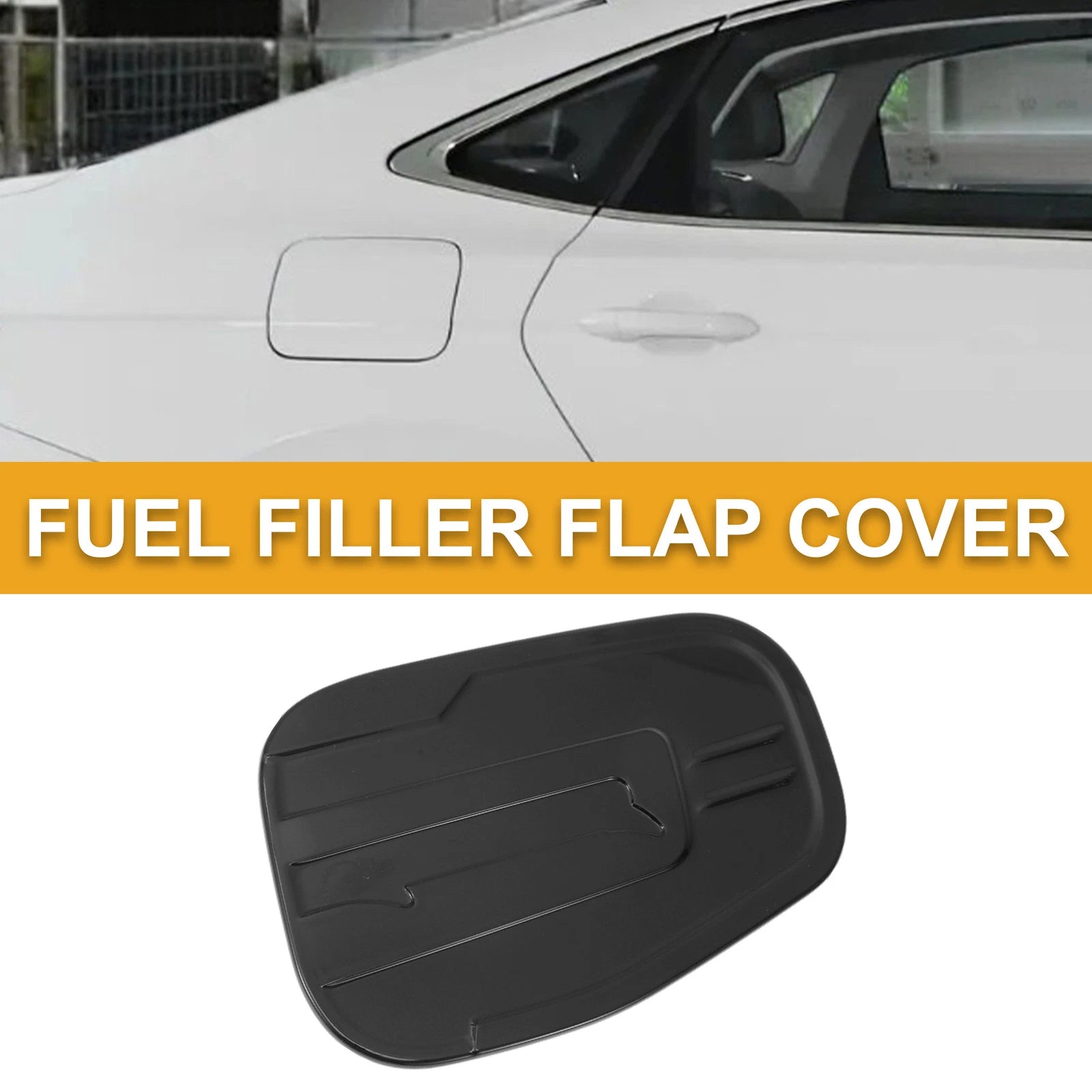 Fuel Tank Door Cap for Ford Ranger (2023–2025) Fuel Filler Flap Cover Black