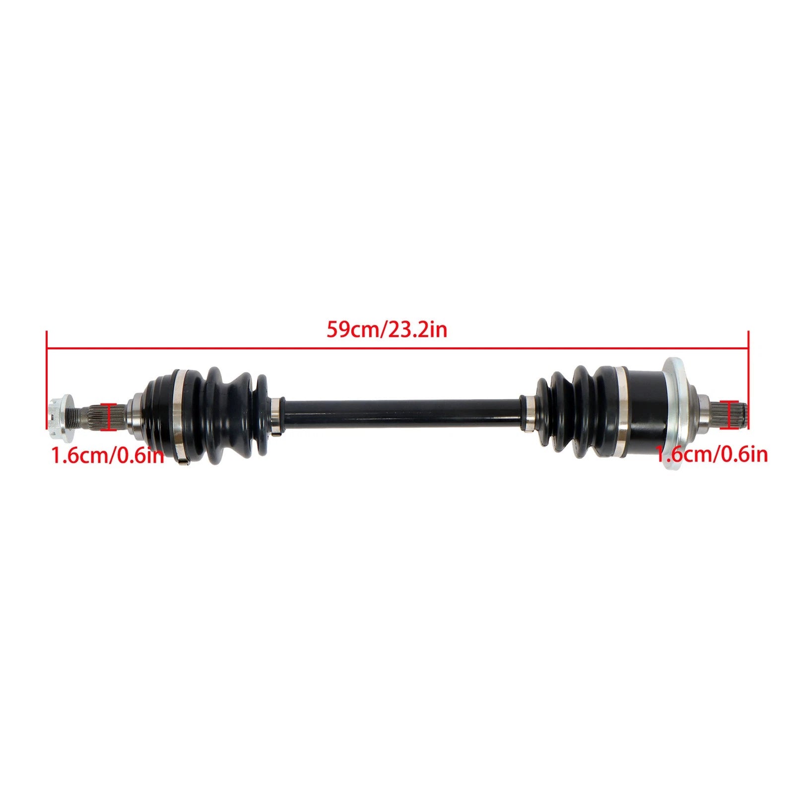 Set of 2 CV Axles for Arctic Cat 400 500 650 (2002–2004)