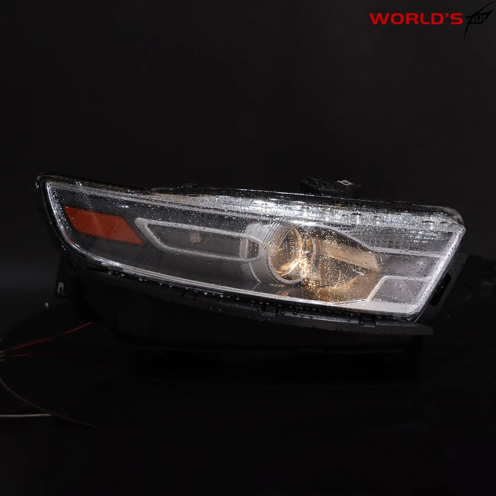 Halogen Projector Headlight with Gray Trim for Ford Taurus (2014–2016)