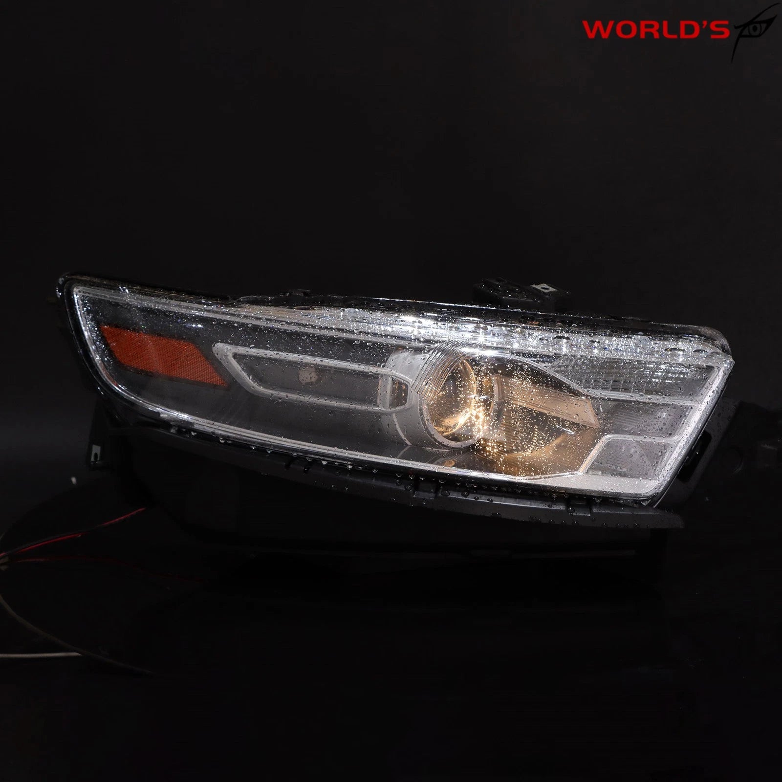 Halogen Projector Headlight with Gray Trim for Ford Taurus (2014–2016)
