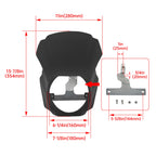 Headlight Fairing Cover Mask for Harley Softail Breakout FXBRS (2018–2023)