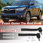 Front Outer Tie Rod End Linkages for Lexus RX350 RX450h (2007–2022)
