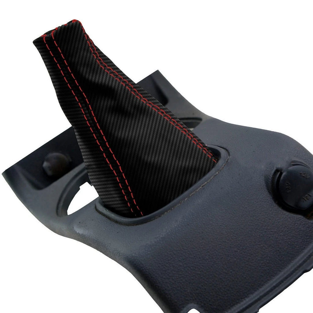 Manual Shift Boot for Chevrolet Cobalt LS LT (2005–2010) Carbon Red Stitch