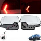 Mirror Glass Heated Turn Signal LH&RH Side for Chevy GMC Cadillac (2003–2007)