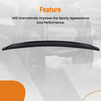 Black Trunk Spoiler Wing for Mitsubishi Lancer EX Evo 10 (2008–2016)