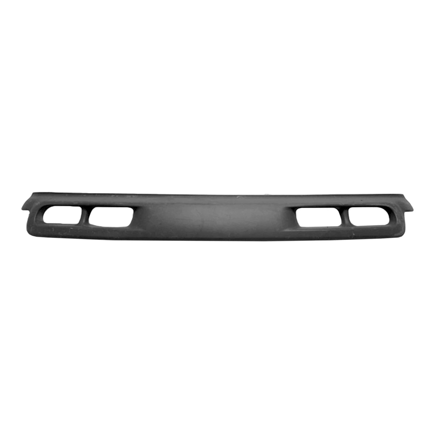 Replacement Gray Textured Front Air Deflector w/Fog Light Holes w/Tow Hook Holes