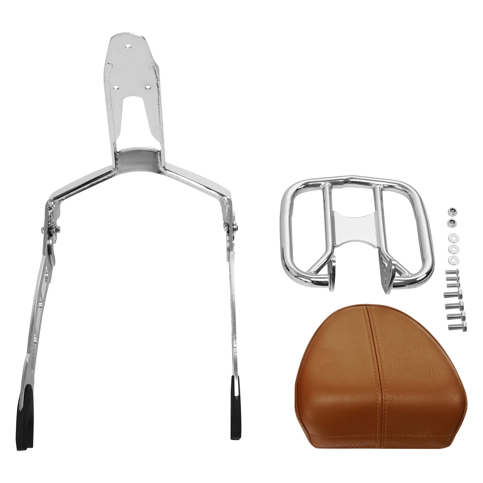 Passenger Backrest Sissy Bar/Rack/Mounting Spools for Indian Scout (2015–2024)