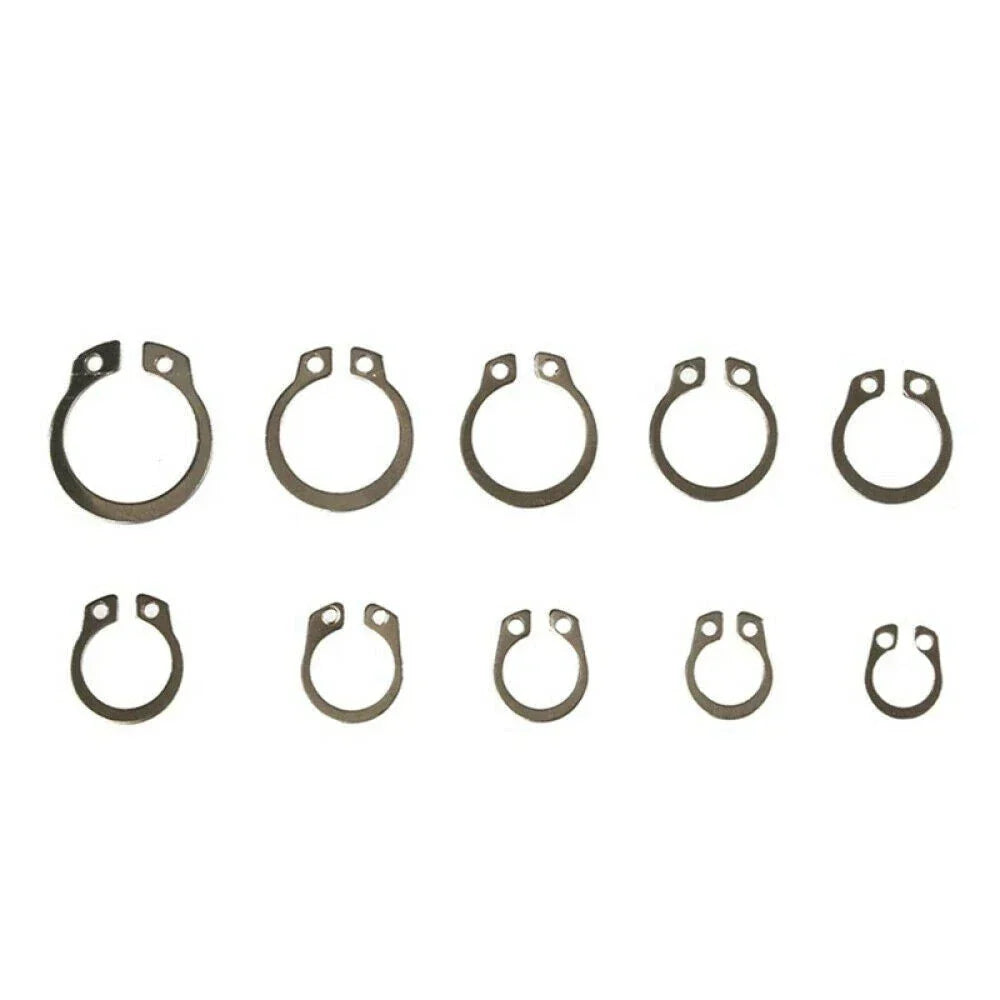 100pcs External Circlips Retaining Ring 8mm-18mm for Universal
