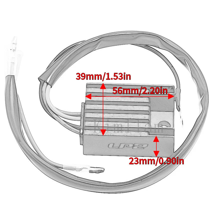 Voltage Rectifier Regulator for Yamaha 6HP 8HP 9.9HP F9.9 T9.9 (1990–2023) 68T-81960-00