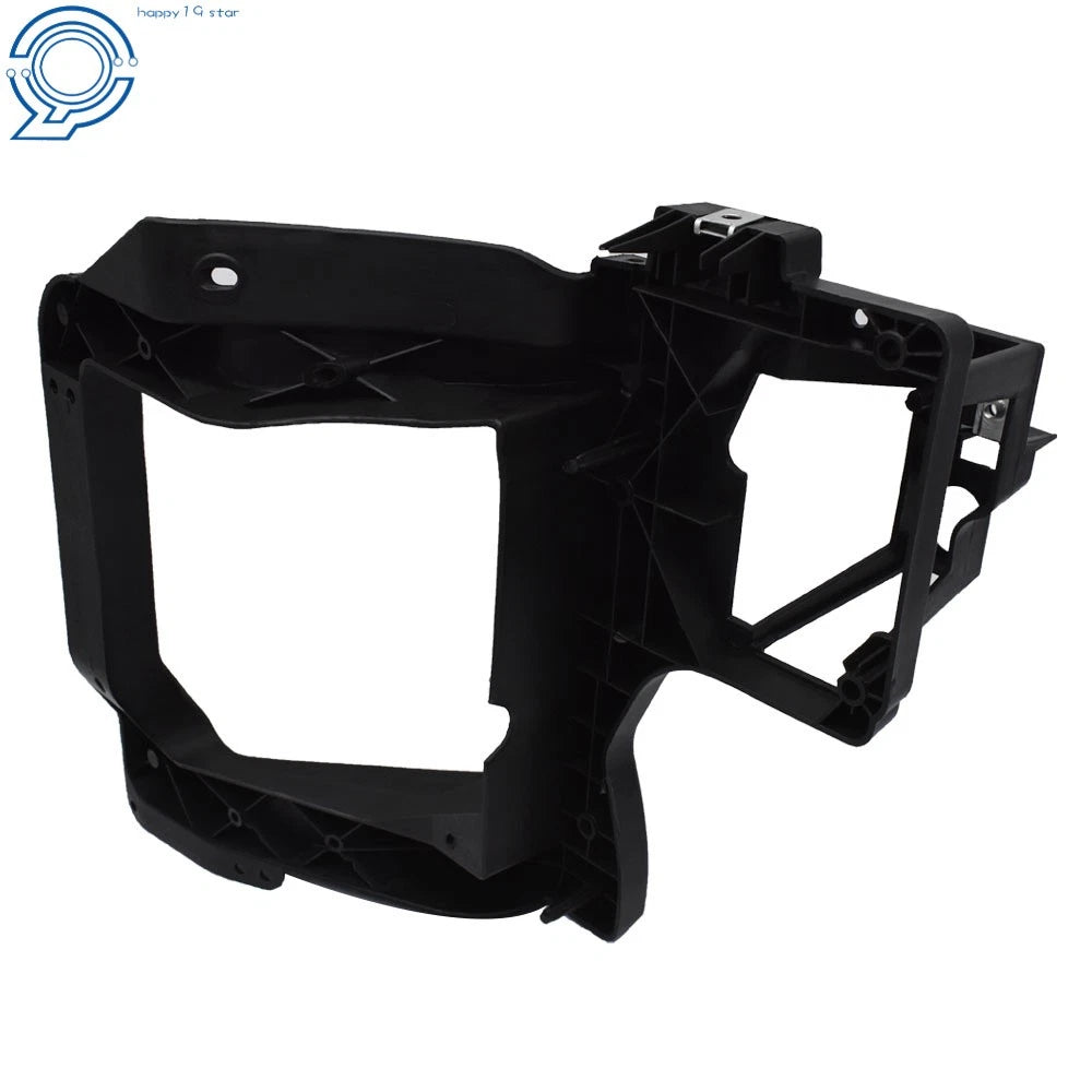 Set of 2 Headlight Brackets for Jeep Cherokee (2014-2018) Black ABS