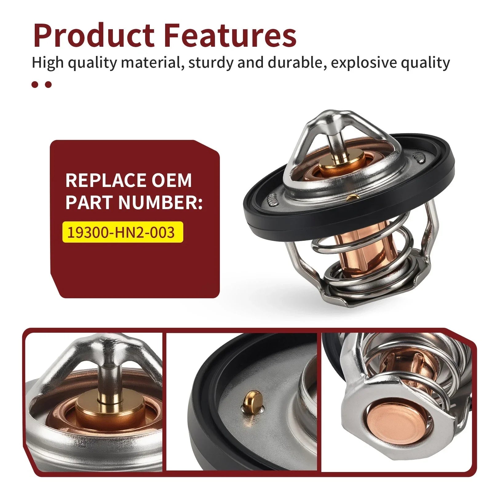 Thermostat & O-Ring for Honda TRX500FA Foreman Rubicon